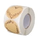 thumbnail image 5 of Etiquetas adhesivas Nikou 500 papel Kraft autoadhesivas redondas, 5 of 15