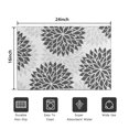 thumbnail image 5 of Bohemian Retro Floral Non-Slip Entryway Door Mat,Boho Indoor Decor Durable Low Plush Door Mat,Washable Welcome Rug for Patio Hallway Home Decor 16x24 Inches, 5 of 7