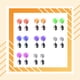 thumbnail image 5 of Guardurnaity 1/2 par LED Grow Light Up Acero inoxidable Dance Christmas Studs Earring Ropa, zapatos y accesorios Miscelánea violeta 2.2*0.7 cm Guardurnaity PS1123-05, 5 of 6
