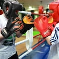 thumbnail image 4 of Boxing Gloves for Kids, Cartoon PU Leather Sparring Grapple Punch Training Gloves 3oz, Fit 3 to 12 YR, Black, 4 of 5
