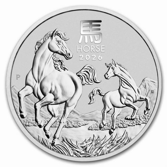 2026 Australia 1/2 oz Silver Lunar Horse BU (Series III)