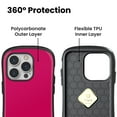thumbnail image 3 of iFace First Class (Apple iPhone 14 Plus) Cute Shockproof Dual Layer Hard Phone Case for Girls Women Adults - Hot Pink, 3 of 6