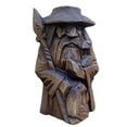 thumbnail image 4 of Estatua vikinga de resina de Odin Thor, adornos artesanales artísticos para decoración del hogar y el jardín al aire libre, 4 of 8