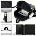 thumbnail image 4 of Splatoon Backpack, Large Capacity Backpack, 17 Inch Laptop Backpack for College Work Travel, 4 of 9