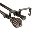 thumbnail image 2 of InStyleDesign  Cocoa Dome Adjustable Double Curtain Rod 84 to 120 inch, 2 of 3
