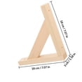 thumbnail image 2 of Homoyoyo 2Pcs Wall Mount Shelf Bracket for Garage Simple Design Assorted Color, 2 of 8