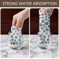 thumbnail image 4 of 2 Pcs Funny Kitchen Towels,Blue Christmas Snowflake Pattern Microfiber Dish Towels,Kitchen Tea Towels,Kitchen Towel Set (18" X 26"), 4 of 7