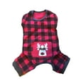 thumbnail image 1 of DOG PAJAMA - CHECK MOOSE, 1 of 3