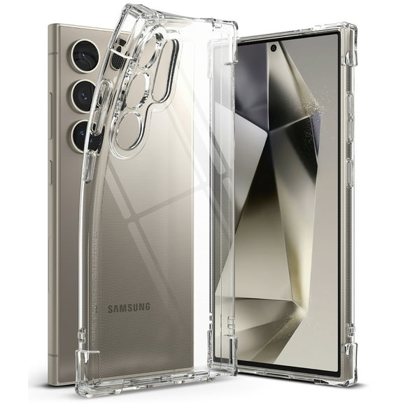 Ringke Samsung Galaxy S24 Ultra [Air Bumper] Lightweight Heavy Duty Clear Phone Case