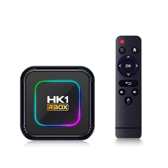 HK1 RBOX K8 Android TV Box, RK3528 Octa-Core, 4GB RAM 32GB ROM, Android 13, Wi-Fi 6, BT5.2, 8K Ultra HD, HDR10 , IR Remote Control