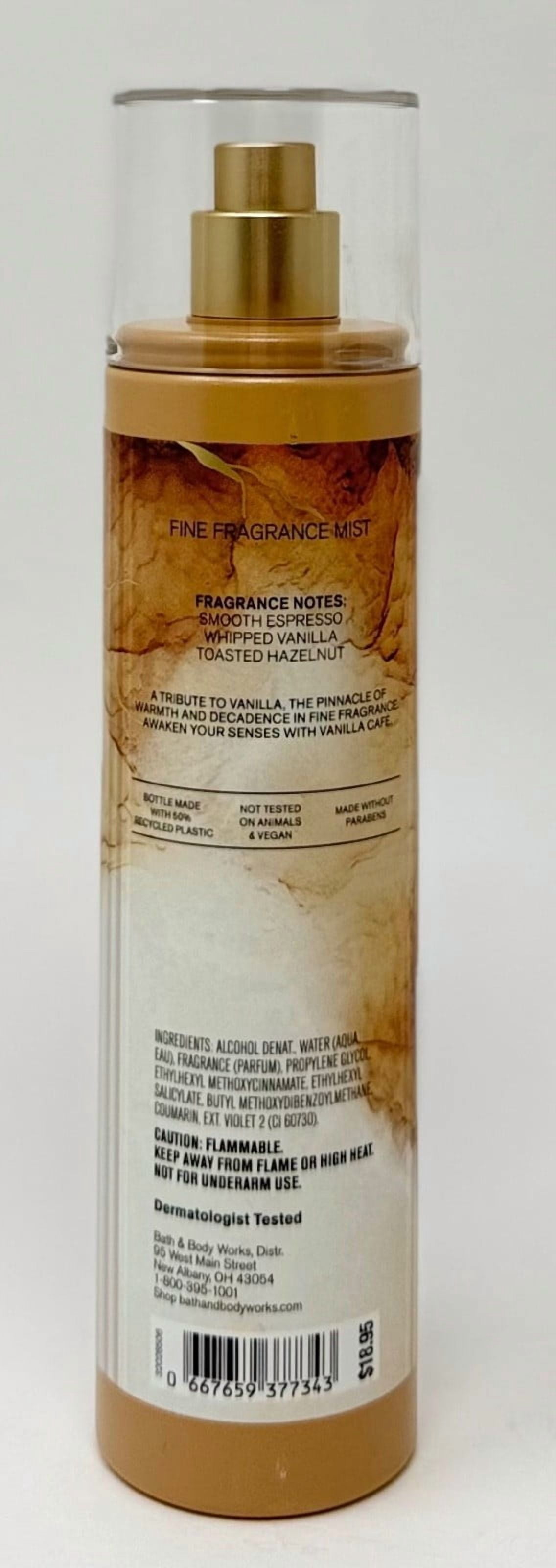 Bath & Body Works VANILLA CAFE Fine Fragrance Mist 8 fl oz