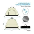 thumbnail image 6 of Camping dome tent is suitable for 2/3/4/5 people, waterproof, spacious, portable backpack tent, suitable for outdoor camping, 6 of 6