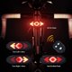 thumbnail image 3 of Luz trasera de bicicleta con señales de giro, control remoto inalámbrico, impermeable, recargable por USB, ultrabrillante, luz de advertencia de seguridad para uso nocturno., 3 of 5