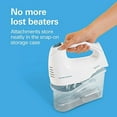 thumbnail image 2 of Hamilton Beach 6-Speed Electric Hand Mixer with Whisk, Traditional Beaters, Snap-On Storage Case, White, 2 of 5