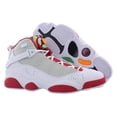 thumbnail image 4 of Nike Jordan 6 Rings V2 Mens Shoes Size 10, Color: White/Black/Silver, 4 of 5