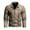 Brown, variant on AnuYalue Men's Faux LeatherJacket Vintage Mock Neck Motorcycle Jackets Full Zip Distressed Outerwear Fall Winter Long Sleeve Outwear