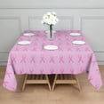 thumbnail image 3 of Pink Breast Cancer Square Tablecloth,Waterproof Square Table Cover,Wipeable Spillproof Washable Table Cover for Home Kitchen Party Decor 42"X42"(107x107cm), 3 of 6