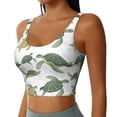 thumbnail image 2 of Pofeuu Cute Turtle Print Sports Bra for Women Sexy Vest Yoga Running Gym Fitness Crop Bras Tops-, 2 of 8