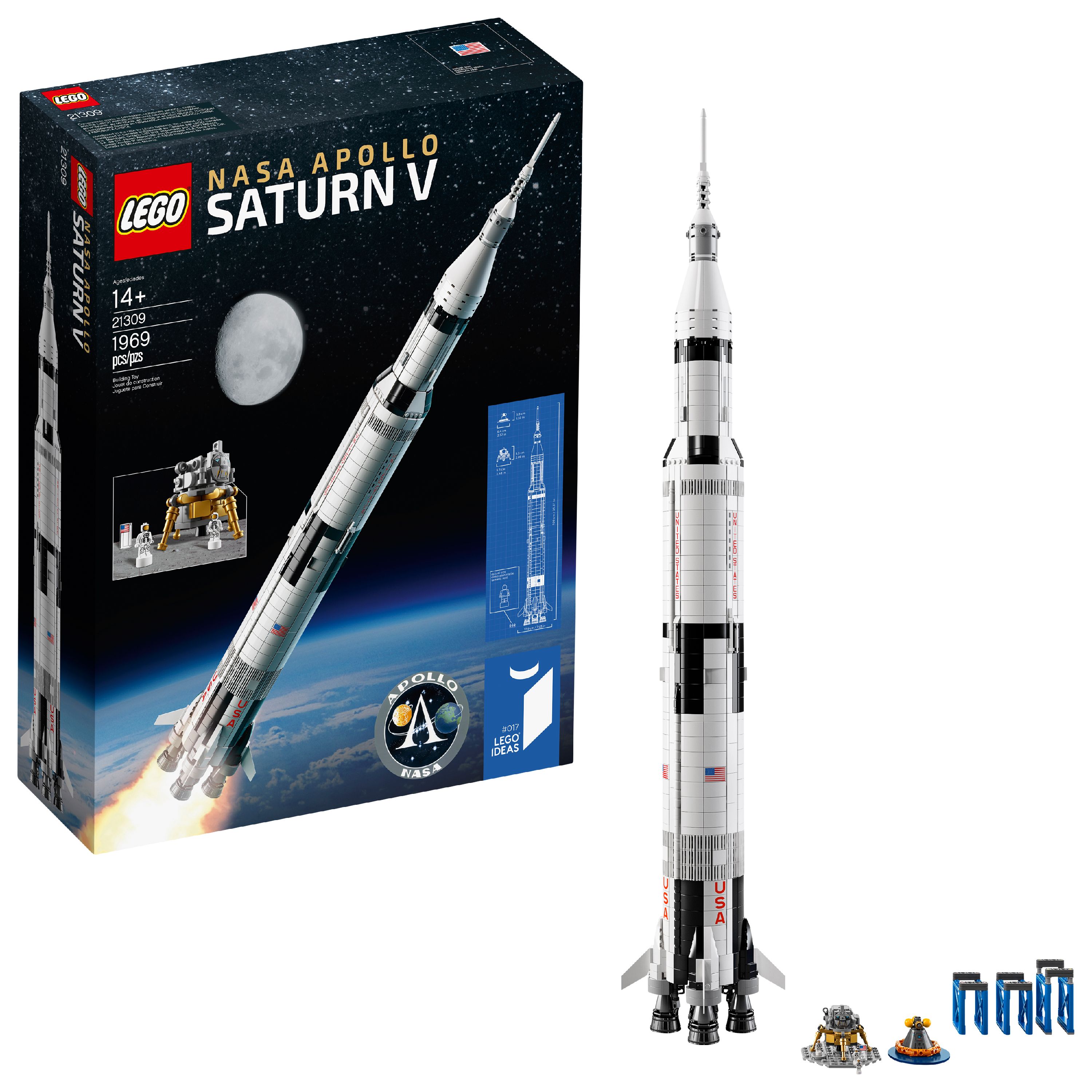 LEGO Ideas NASA Apollo Saturn.