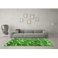 thumbnail image 3 of Ahgly Company Indoor Rectangle Abstract Green Modern Area Rugs, 8' x 12', 3 of 4