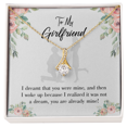 thumbnail image 2 of To My Girlfriend  Already Mine Alluring Ribbon Necklace Message Card, 2 of 20