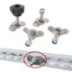 thumbnail image 5 of Espárragos Roscados De Doble Orejeta, Límite De Carga De Trabajo De 1800 Libras L Accesorios De Tuerca De Espárrago De Riel Recubrimiento Brillante M8x35 Mm Para Carga De, 5 of 7