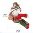 thumbnail image 3 of Festive Holiday Curtain Tiebacks Featuring Cartoon Santa Snowman Designs For Your Living Room Window Decorations, 3 of 6