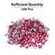 thumbnail image 3 of 1450 Pcs Strass Hotfix Cristales de Vidrio (Set SS6-SS30, Rosa Oscuro), 3 of 6