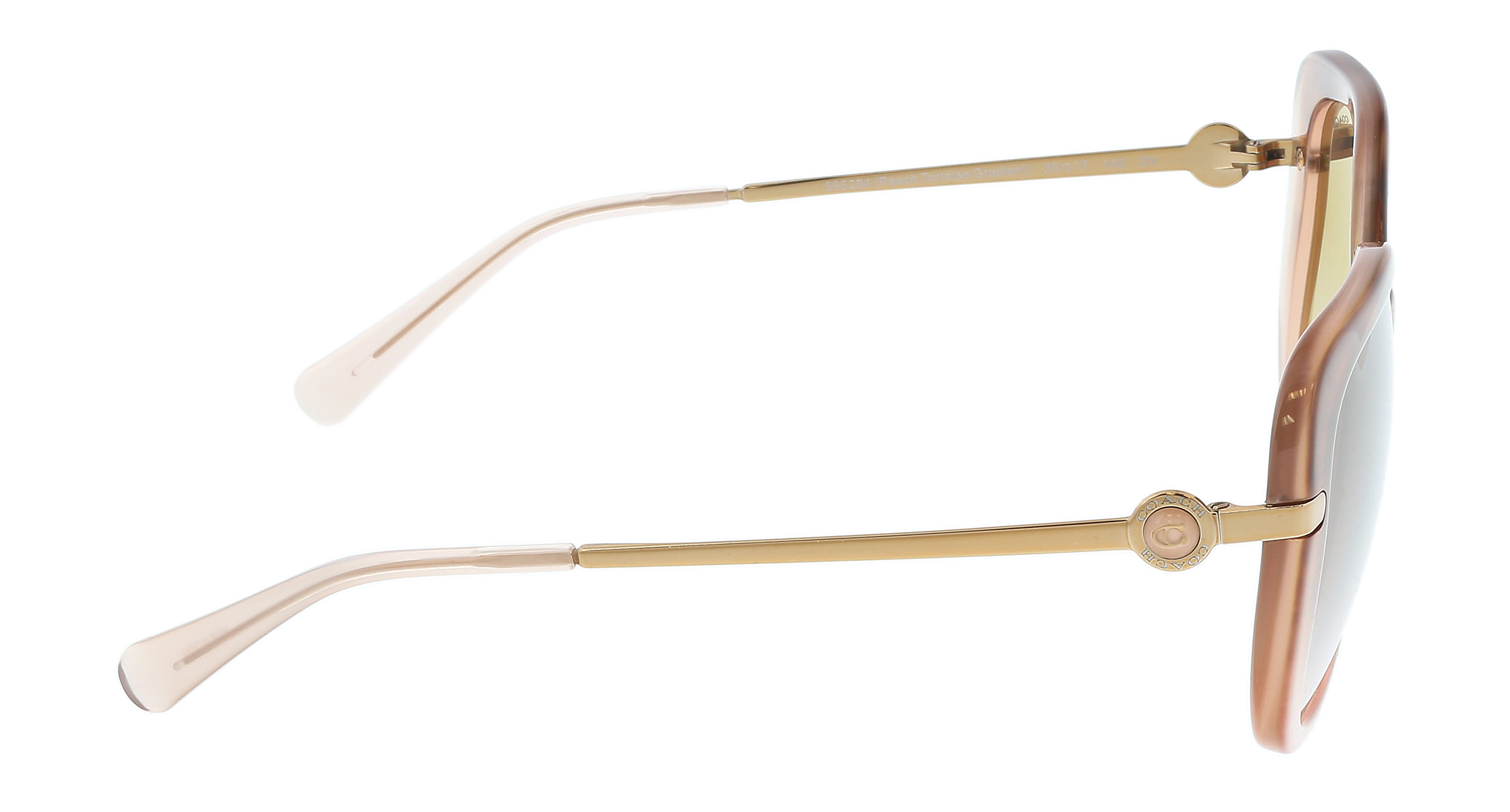 Coach 0HC8320 565294 Peach Tortoise Gradient Square Full Rim 