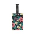 thumbnail image 6 of Balery Green Tropical Leaves Print Durable Luggage Tags with Secure Strap, Personalized Travel ID Tags for Suitcases, Bags, and Backpacks - Easy Identification for Men and Women, 6 of 8