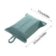 thumbnail image 3 of TFYZYY Solid Color Fabric Tissue Box with Hanging Rope - Portable Tissue Holder for Home, Office, and Car - Compact and Stylish Decor - Easy Dispensing, 3 of 6