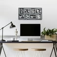 thumbnail image 2 of Melannco 25-inch by 15-inch 8-opening Plastic Collage in Distressed Black, 2 of 7