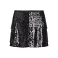 thumbnail image 5 of Madden NYC Women’s Sequin Mini Cargo Skirt, Sizes XXS-XXL, 5 of 5