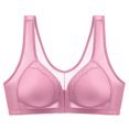 thumbnail image 3 of Aofany Women's Front Closure Wireless Bra Full Cup Bras for Women No Underwire Push Up Shaping Wire Free Everyday Bra, 3 of 3
