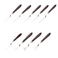 thumbnail image 4 of Oil Painting Scraper Stainless Steel Mixing Handle Acrylic Paint Tool Irregular-shape Serration Palette Scrapers E9, 4 of 9