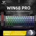 thumbnail image 1 of Teclado con interruptor magnético AULA Win60/68HE RGB 8k, teclado mecánico personalizado para jugadores de deportes electrónicos, compatible con ajuste de página web, 1 of 5