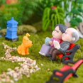 thumbnail image 4 of Mini Couple Figures Grandma Grandpa Sweety Lovers Old Couple Ornament for Fairy Garden Figurines Miniature Home Decoration (A), 4 of 7