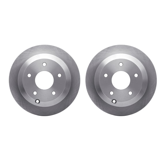 Dynamic Friction Company Rear Brake Rotors 6002-52017