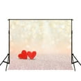 thumbnail image 2 of EREHome Polyester Fabric 7x5ft Valentine's Day Photography Backdrops Red Love Sparkles Photo Background for Studio, 2 of 2