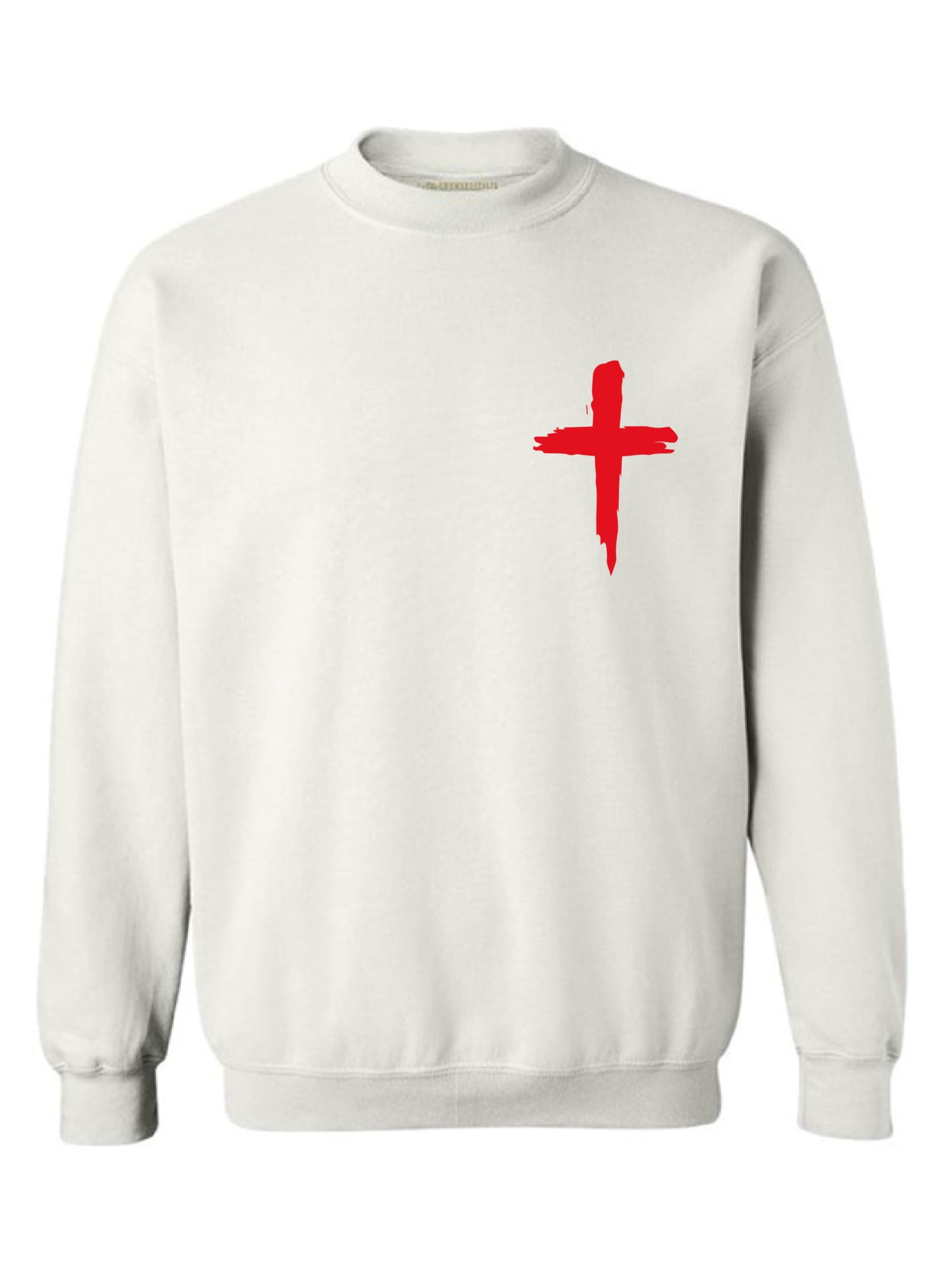 Awkward Styles Red Cross Unisex Crewnecks Christian Crewneck for Her Cross  Clothes Collection Jesus Cross Crewneck for Women Jesus Sweater for Men  Christian Gifts Cross Outfit for Men and Women 
