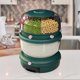 thumbnail image 3 of Dispensador de cereales Sunnimix gran capacidad organizador a prueba de humedad 2 niveles Verde, 3 of 8
