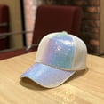 thumbnail image 6 of Diceymbol Glitter Sequin Baseball Cap Adjustable Sparkly Party Hat for Women, Breathable Mesh Sun Hat with Ponytail Hole for Outdoor, Travel, and Daily Wear, 6 of 8
