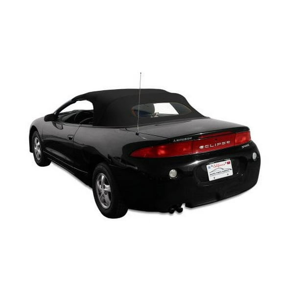 Sierra Auto Tops Convertible Top Replacement for Mitsubishi Eclipse 1996-1999, Twill Vinyl, Black