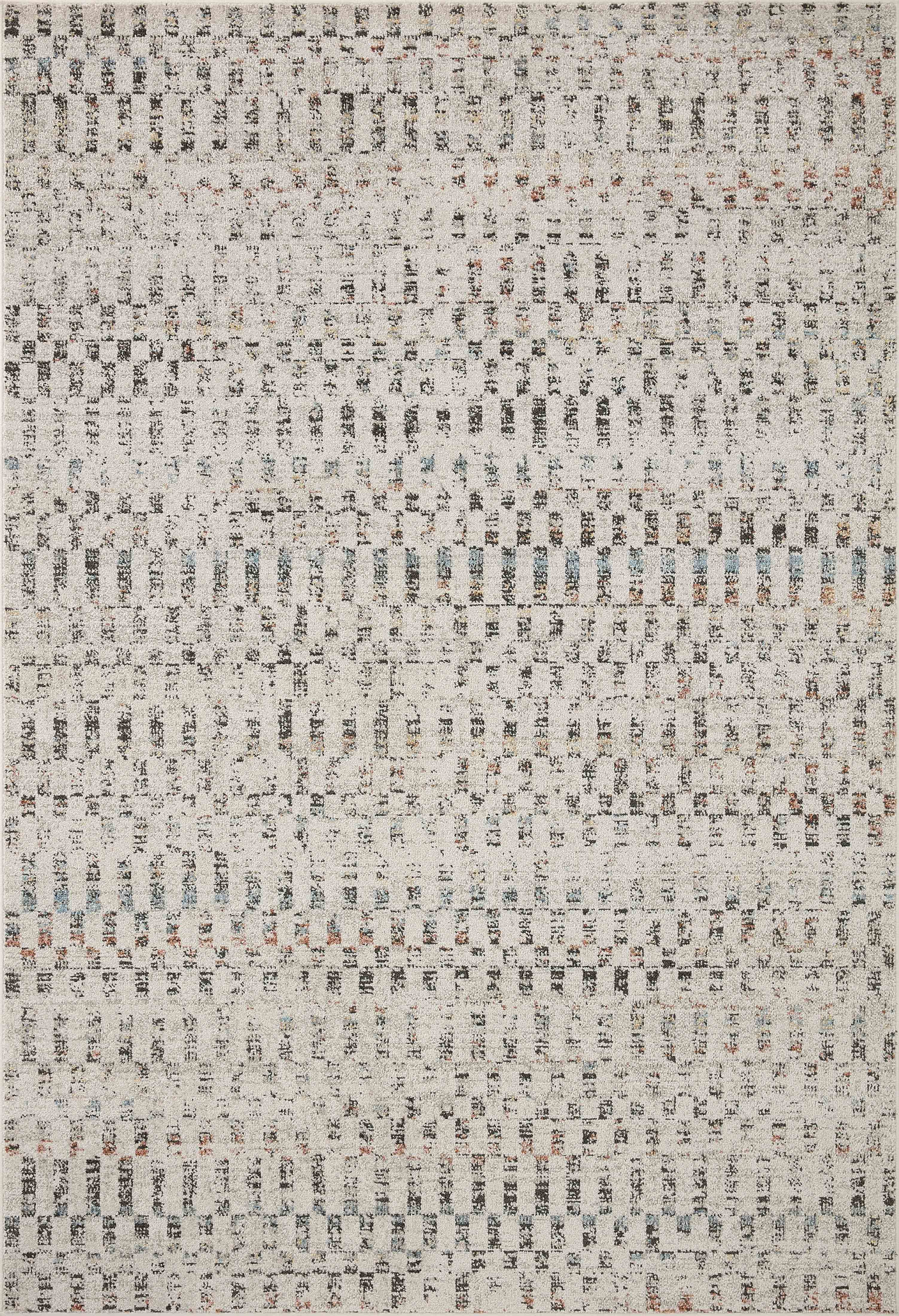 Loloi Kamala Grey / Multi 18" x 18" Sample Rug