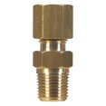 thumbnail image 2 of JMF 1/2 in.   Compression  T X 3/8 in.   D Male  Brass Connector, 2 of 2