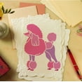 thumbnail image 5 of Poodle Stencil for DIY Painting 8.3x11.7inch Reusable Dog Pattern Drawing Template Puppy Dog Painting Stencil Animal Theme Craft Stencil for DIY Painting on Wall Furniture DIY Home Decor, 5 of 7