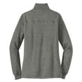 thumbnail image 6 of Sport-Tek Women's 1/4-Zip Rib Knit Collar Sweatshirt, 6 of 6