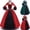 Green, variant on Gspmoly Summer Dresses, Women Fall Winter Gothic Floral Print Gowns Flare Sleeve Gowns Dress Wedding Dresses for Women Clearance