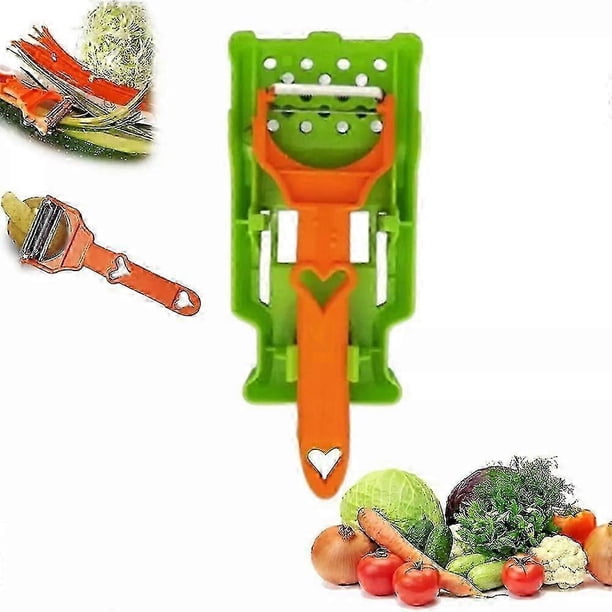 Stainless Steel Peeler, Ergonomic Dual Blade Vegetable Peeler for Kitchen & Travel