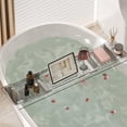 thumbnail image 1 of OPDBN ﻿ Clear Premium-Bathtub Tray Cad Expandable Bath Tray for Tub Bath Tub, 1 of 1